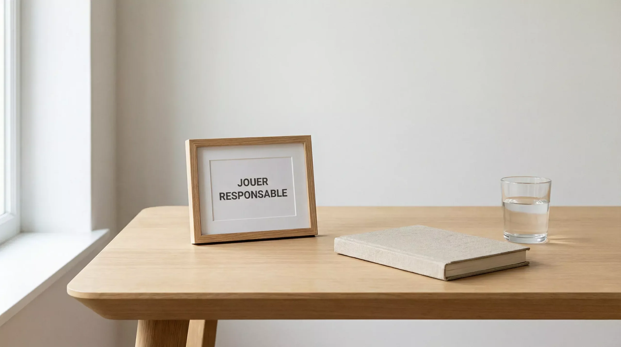 Panneau d'avertissement sur le jeu responsable dans les paris sportifs